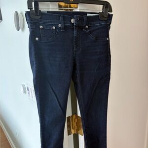 Ray and Bone Dark Blue Denim Capri Jeans 27